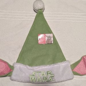 COPY - Star Wars Mandalorian Grogu Christmas Santa hat